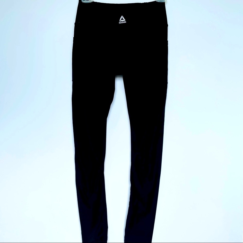 Reebok Leggings with Pockets Black Size XS - Picture 6 of 9